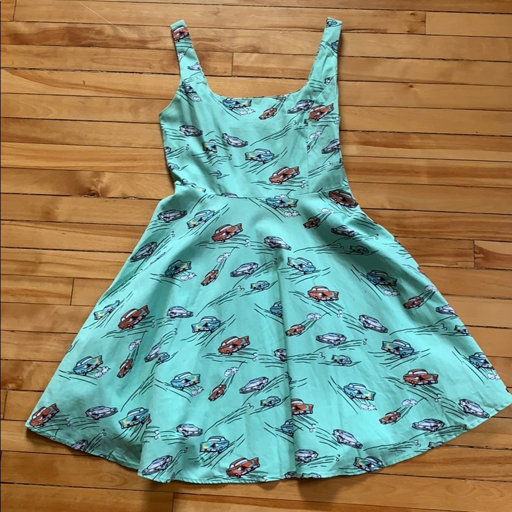 Parcel Rockabilly mint first and flare dress
